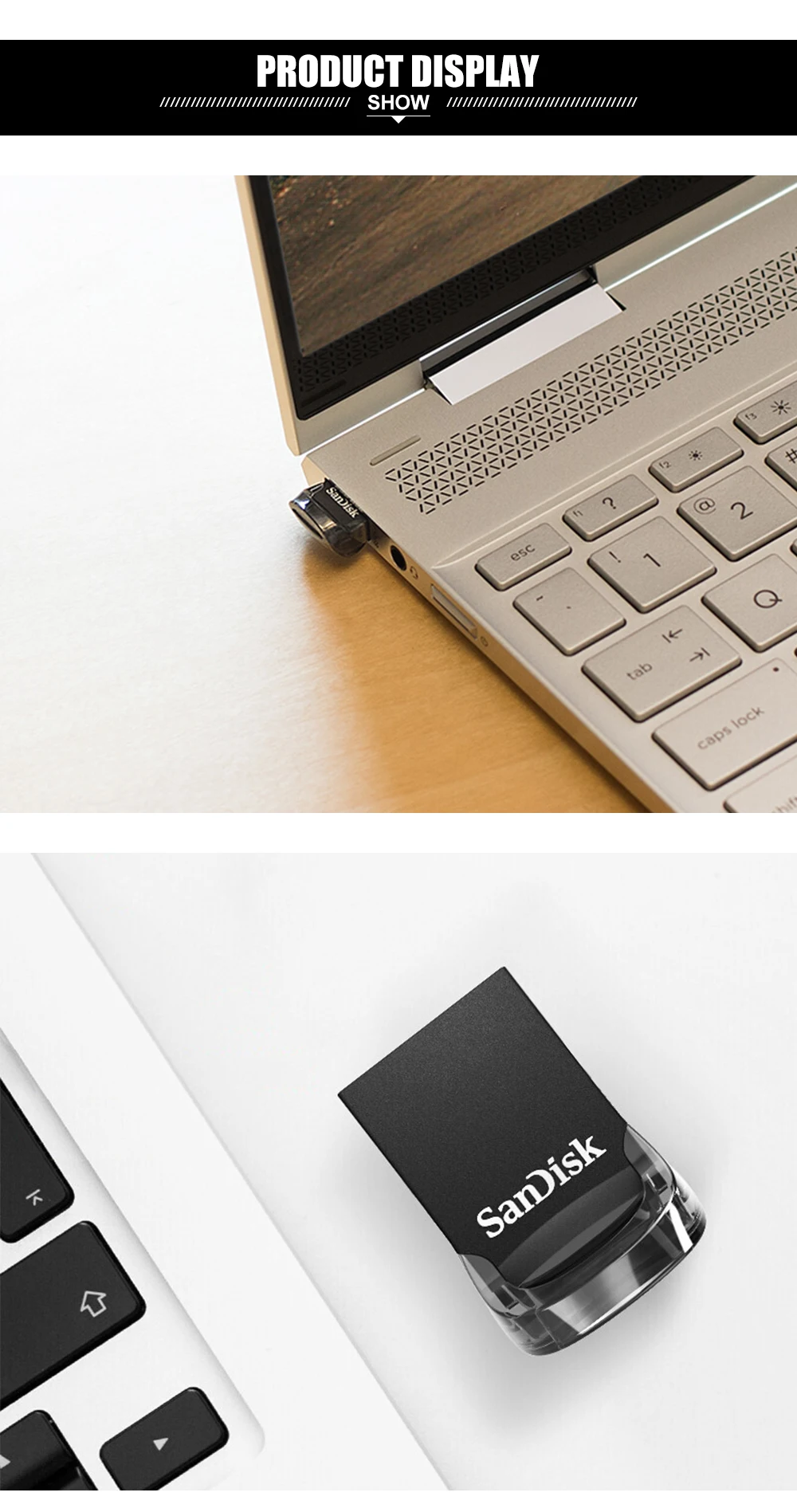 Clé USB,Mini clé USB 3.1 CZ430,jusqu'à 130 mo-s,lecteur Flash Original ...