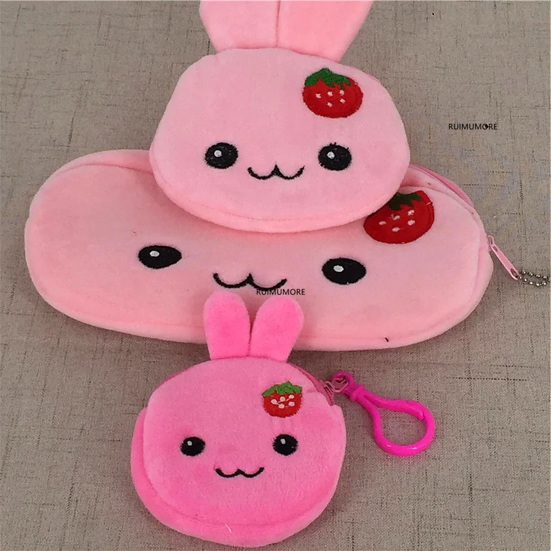 Bag Purse Rabbit Rabbit Purse Bag Plush Rabbit Zipper Purse