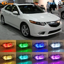 

For Acura TSX CU2 2009 2010 2011 2012 2013 2014 BT App RF Remote Control Multi-Color Ultra bright RGB LED Angel Eyes Day light