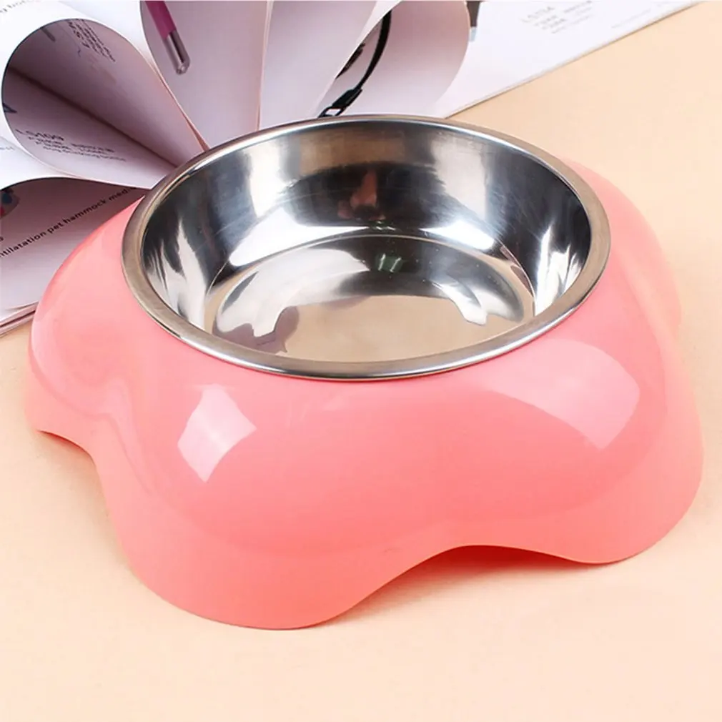 

Stainless Steel Double Pet Bowls for Dog Puppy Cats Food Water Feeder Pets Supplies Feeding Dishes Dogs Bowl