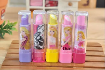 

4Pcs Lipstick Eraser Creative Stationery School Supplies Student Gifts