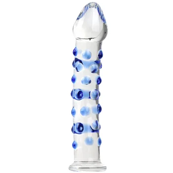 Large Penis Realistic Dildo Adult Products G-spot Crystal Glass Dildos Sex toys for Woman Anal Butt Plug Female Masturbator 3