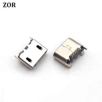 

20pcs Micro USB jack 5P 5pin Mini Micro USB Jack 5 Pins Micro USB Connector Tail Charging port dock female socket