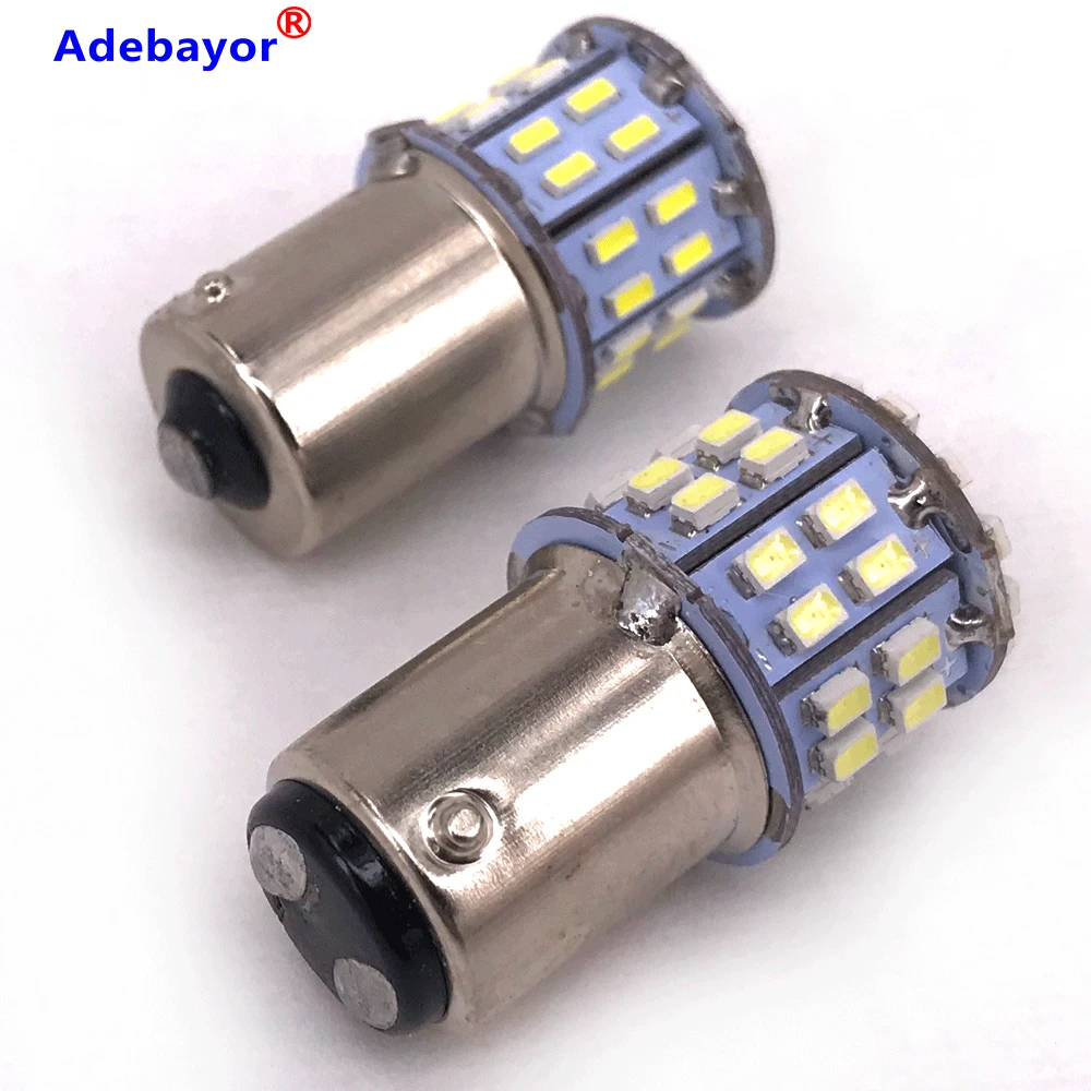 8 шт. 1157 3020 SMD 50 Светодиодные Автомобильные фары BAY15D P21/5 Вт стоп светильник лы лампы