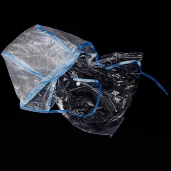 

12pcs Hair Salon Hat Hair Coloring Cap Hair Dye Tool Highlights Hat with Shawl (Random Style)