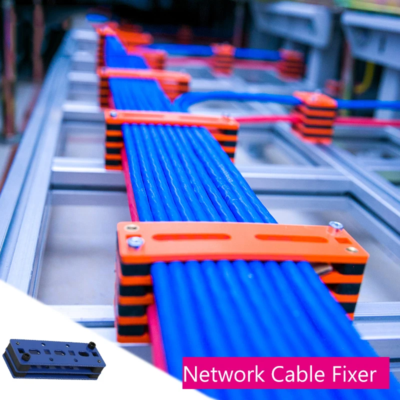 

4 шт., многоцветный стальной фиксатор для проводов