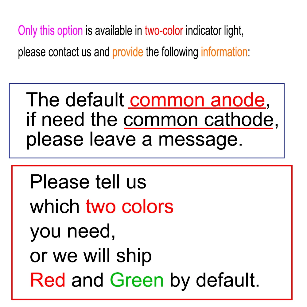 Customized 2 colors Светодиодный металлический индикатор светильник 10 мм водонепроницаемый сигнальная лампа точка с проводом красный желтый синий зеленый белый один/два цвета по индивидуальному заказу - Цвет: Customized 2 colors