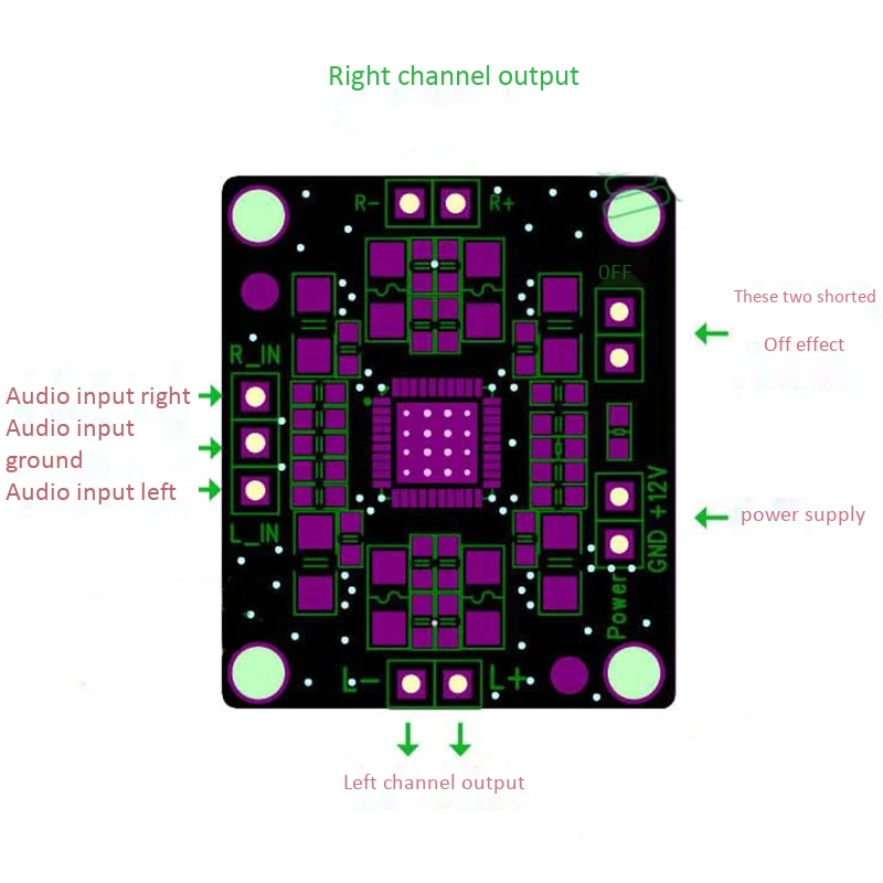 10PCS PAM8610 Digital Power Amplifier Board 2 X15W Dual Channel Stereo Mini Class D Power Amplifier Board