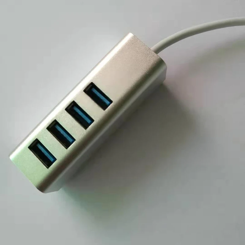 Высокая эффективность концентратор сплиттер USB3.0 концентратор Алюминиевый сплав корпус usb-хаб 4 порта эффективный сплиттер один для четырех внешних жестких дисков