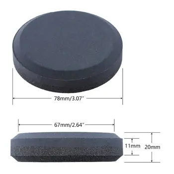

240/400#Household Knife Whetstone Round Axe Sharpening Stone Hand Dual Grit Tool