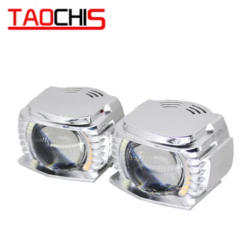 

TAOCHIS Auto Aozoom Special LED High Beam projector Lens 3.0 inch 12v 30W with devil eyes Blue Red White H4 H7 9005 9006