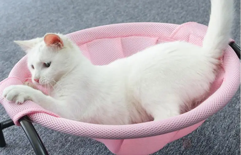 HIPET Кошка Собака летняя кроватка матрас Дышащий моющийся охлаждающий питомец Кошка маленькая собака коврик щенок спящий котенок кровать круглая