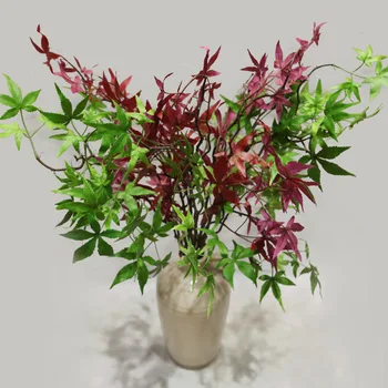 

Model 3 Fork Hanging Maple Leaf Potted Plant Decoration Wedding Hall Decoration Maple Leaves Artificial Tree Branches and Leaves