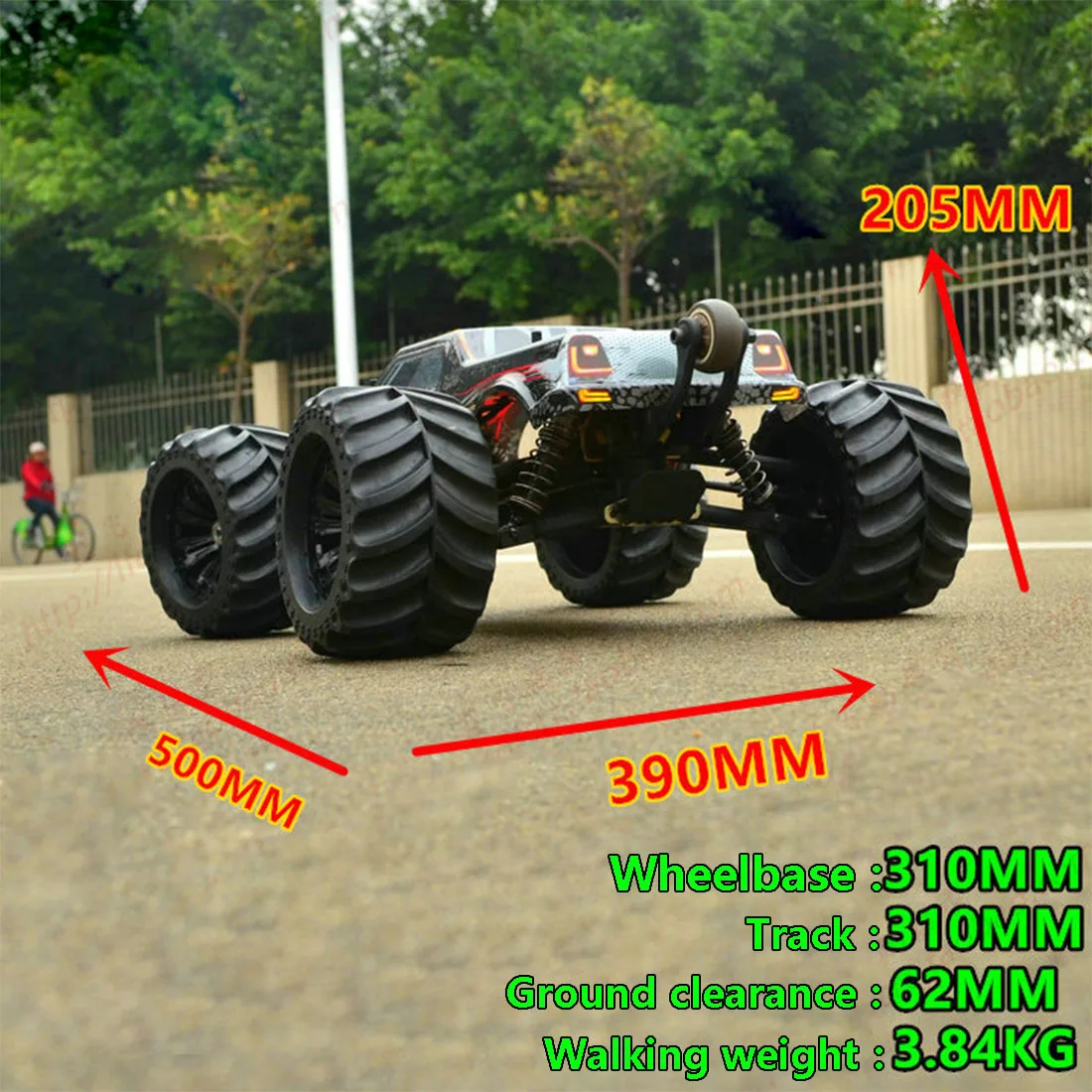 JLB гоночный 1:10 4WD RC бесщеточный монстр грузовик внедорожник Водонепроницаемый RC автомобиль с функцией колеса игрушка для ребенка-RTR версия