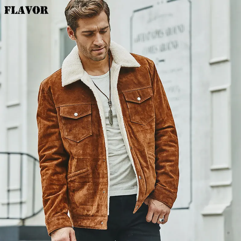 スエードレザーカジュアルジャケット Suede Leather Casual 太けれ  