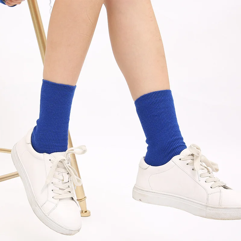 Chaussettes En Coton Peigné Pour Homme Et Femme 1 Paire Style Hip Hop