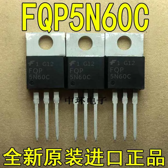 10 шт./лот FQP5N60C-220 5A 600Vx m y