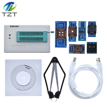 

1Set 13000 ICs TL866CS Programmer USB 2.0 EPROM FLASH BIOS 6 Adapter PLCC IC Universal Programmers TL866A High Speed 100% Origin