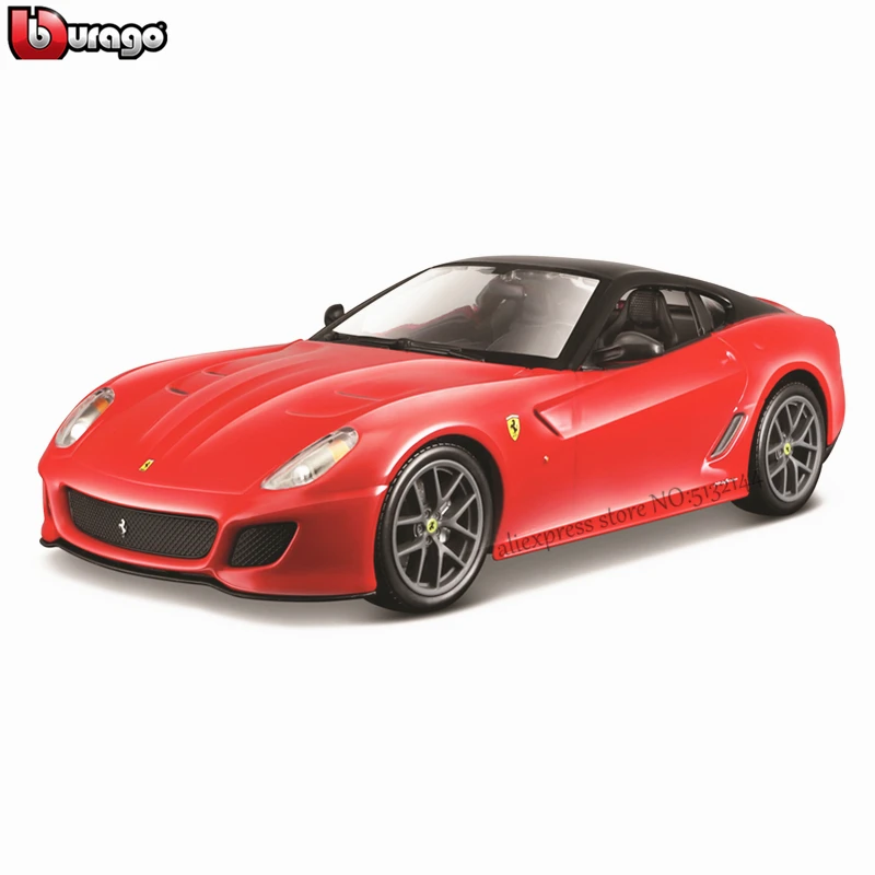 Bburago 1:24 Ferrari 599GTO коллекция производитель авторизованный имитационный сплав модель автомобиля украшение Коллекция игрушек инструменты