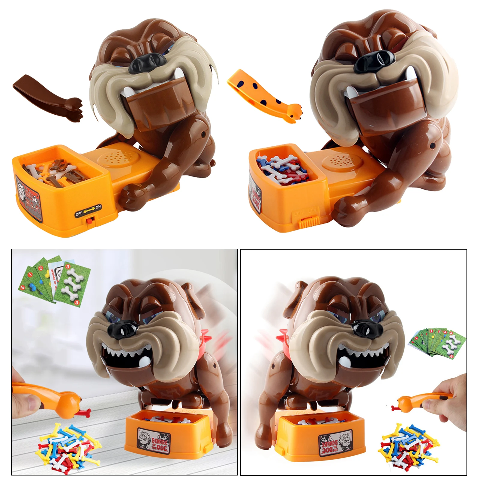Bad Dog Tricky Funny Toys Table Happy Games Pressing Bones for Parents Family