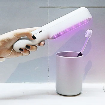 

LED Ultraviolet Disinfection Lamp Handheld LED UV Germicidal Disinfection Protection Type-C Rechargeable Sterilizer Light