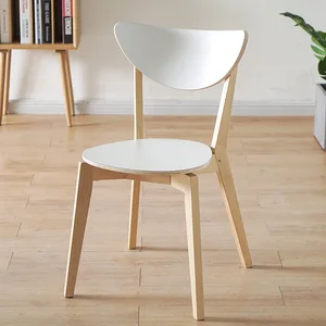 Обеденные стулья в скандинавском стиле, Современные Простые утолщенные минималистичные современные кухонные домашние экономные стулья со спинкой, дизайнерское кресло