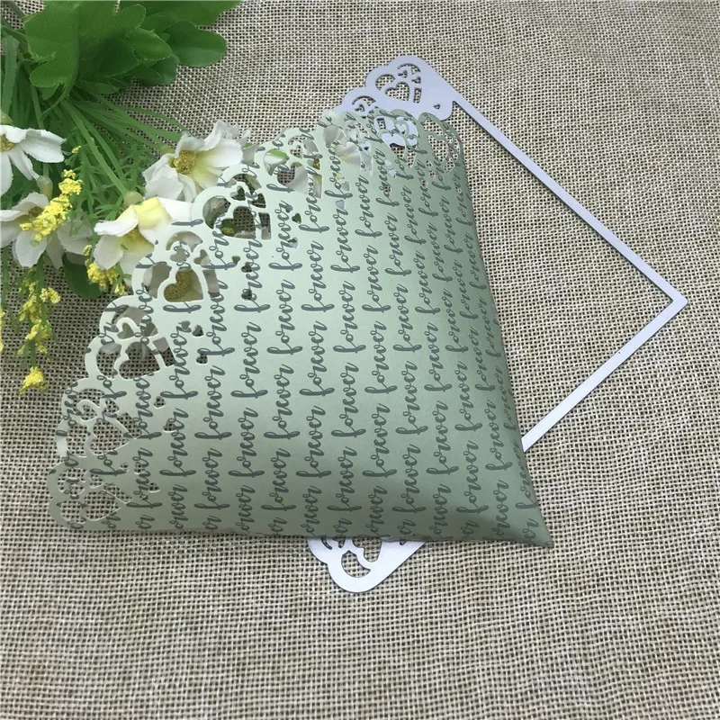 Love Flower Tube Wedding Metal Cutting Dies Stencils For DIY Scrapbooking Decorative Embossing Handcraft Die Cutting Template