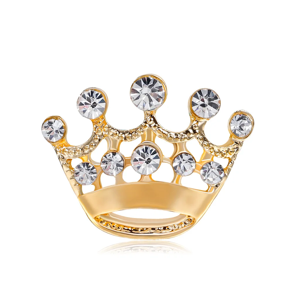 Милая маленькая корона броши модные стразы кристалл роскошный Императорский