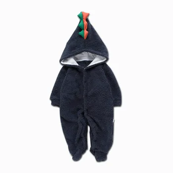

Baby Boys Girls Clothes Cute Toddler Kids Baby Boys Girls Dinosaur Hooded Romper Jumpsuit Winter Clothes