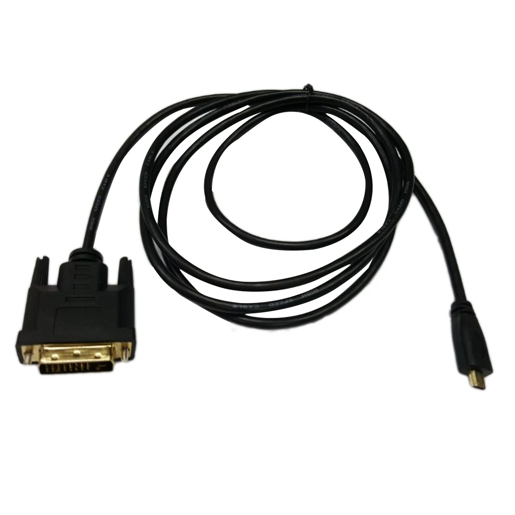 Микро HDMI папа к DVI 24+ 1 микро HDMI к DVI