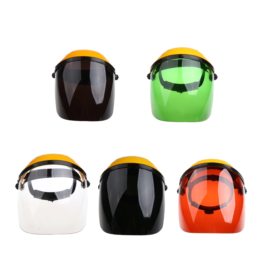 as described Welding Helmet Mask,Safety Face Shields Head Mounted Soldering Mask,Lens Anti-UV Face Shield Helmet Clear