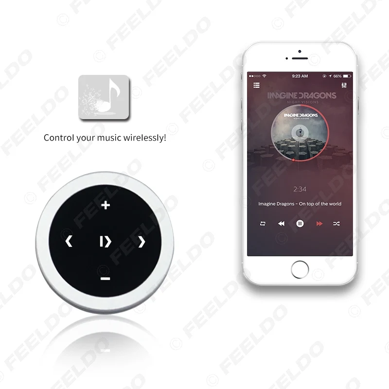10 шт. новейший Смарт Bluetooth Руль дистанционного управления Поддержка воспроизведения музыки SIRI камера селфи для IOS Android портативное устройство