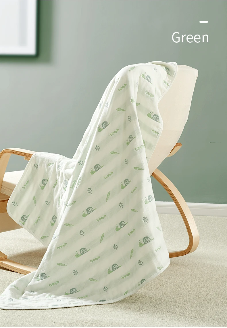 Детское одеяло BabyGreat, шесть слоев, марля, хлопок, белье для коляски, стеганое одеяло для малышей, муслиновое одеяло для пеленания, 120*120 см