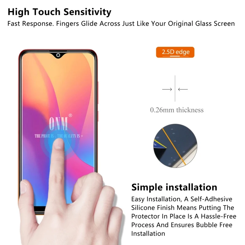 10 шт закаленное стекло для Xiaomi Redmi 8A, Защитное стекло для экрана 2.5D 9 H, Премиум Закаленное стекло для Redmi 8A, защитная пленка