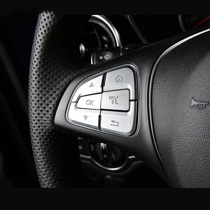 Авто Руль Кнопка Крышка для Mercedes Benz GLC C Класс W205-18
