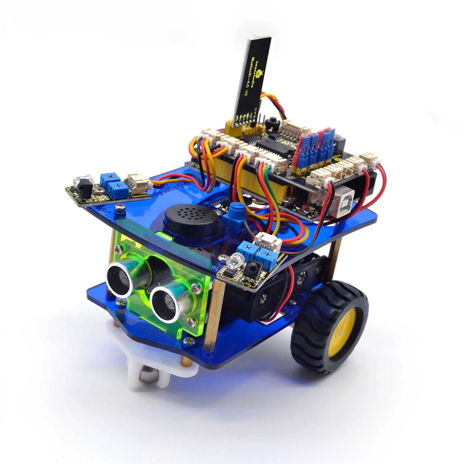 Keyestudio настольный мини Bluetooth умный робот автомобильный комплект V3.0 для Arduino робот ствол/Поддержка Mixly блоки кодирования