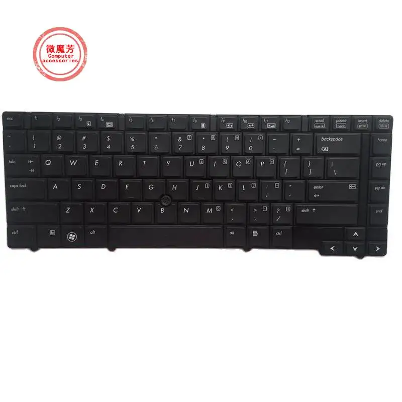 Клавиатура US для HP Elitebook 8440P 8440W 8440 черная с точечной палочкой | Компьютеры и офис