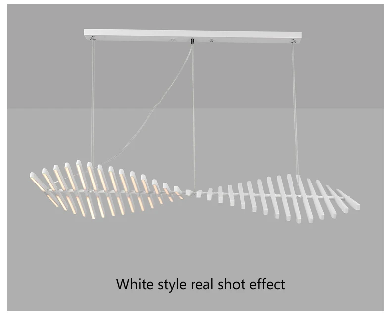 Современный светодиодный светильник-люстра в скандинавском стиле, черный/белый офисный кулон, лампы для гостиной, дома, подвесные светильники для столовой, барные светильники