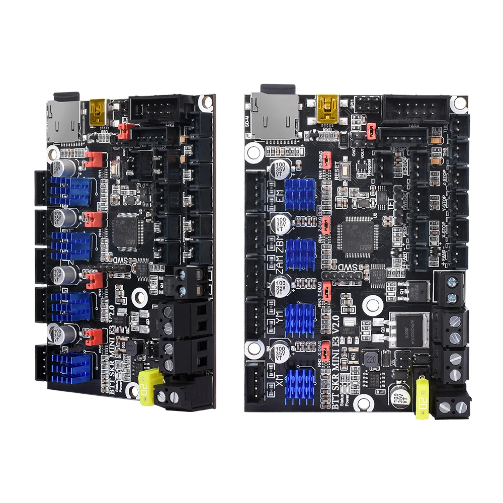 Плата управления BIGTREETECH SKR MINI E3 V2 32 бит с TMC2209 UART запчасти для 3D принтера Ender 3/5 Pro