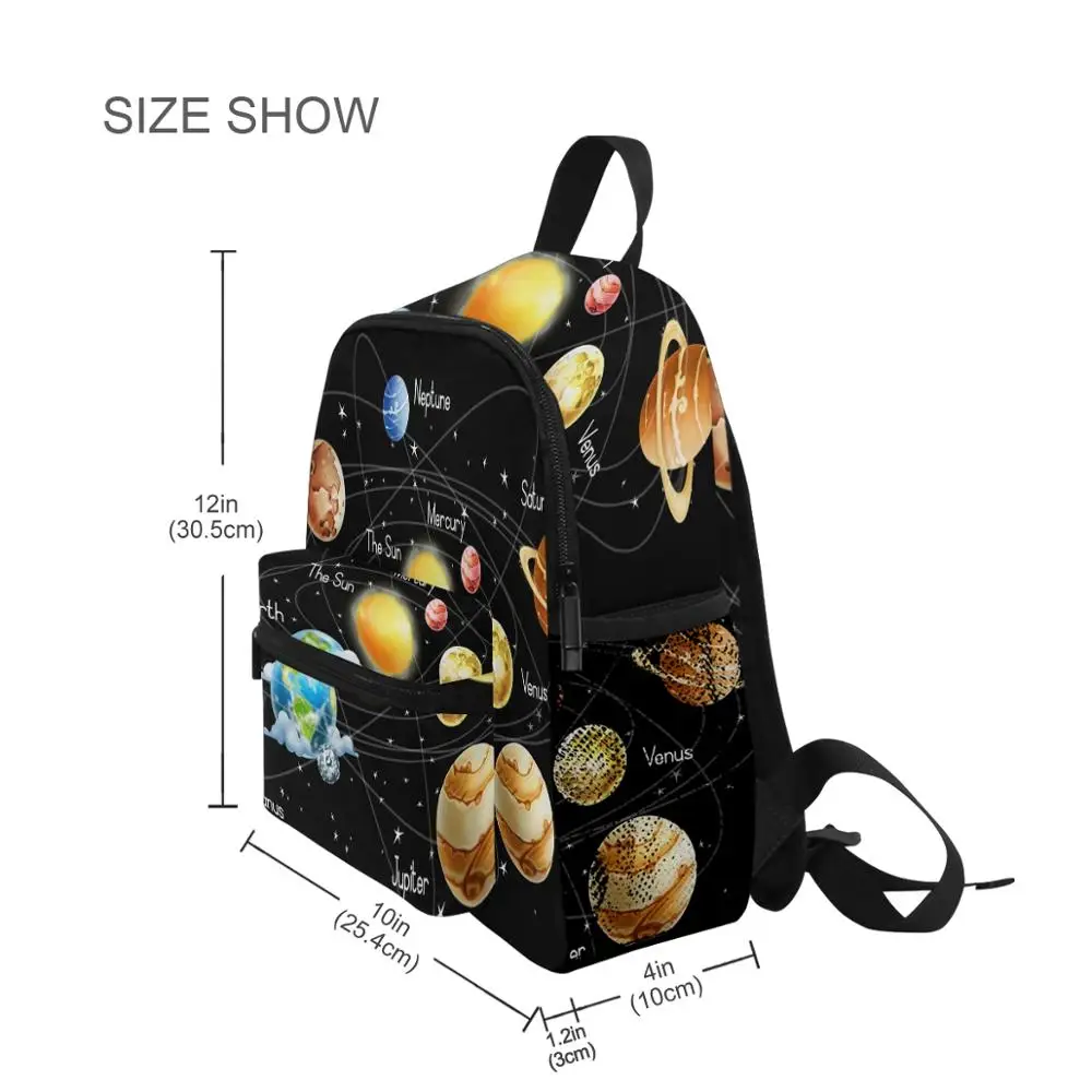 2026 New 3D planets print Children Backpacks Brand Design Girl Boys Backpack Toddler Kids Neoprene School Bags Kindergarten Bag 2