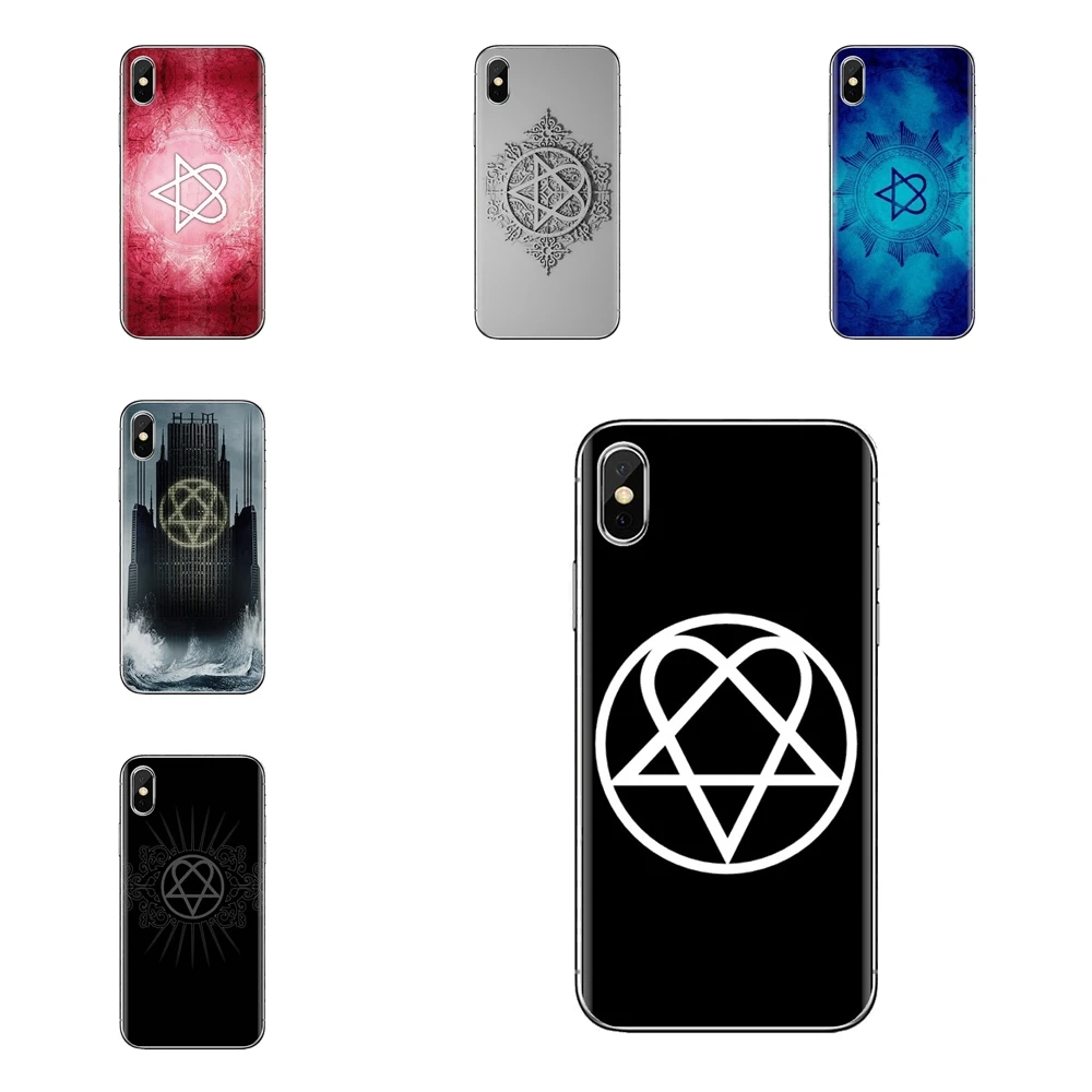Мягкий чехол для samsung Galaxy S3 S4 S5 Mini S6 S7 Edge S8 S9 S10 Plus Note 3 4 5 8 9 с логотипом Heartagram |