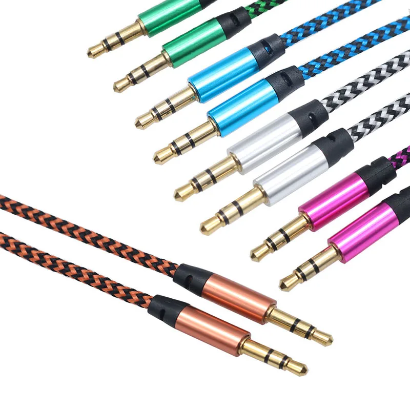 Audio Cable Audio Speaker Cable Car Stereo Accessories Audio Signal Cable Audio Speaker Wiring Kit 1 Pcs AUX Cable Jack 3.5mm Audio Cable 3.5 mm Jack Speaker AUX Cord For Mobile Phone Connection Car