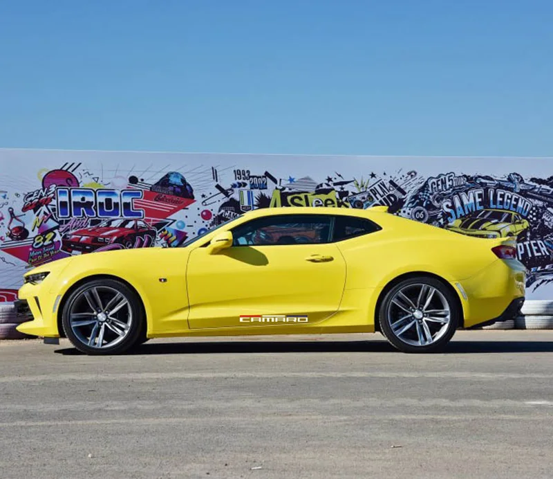 Автомобильный стиль для Chevrolet Camaro значок в виде буквы эмблема наклеивающаяся лампа для бровей топливный бак Автомобильная дверная ручка задний щиток наклейка на багажник