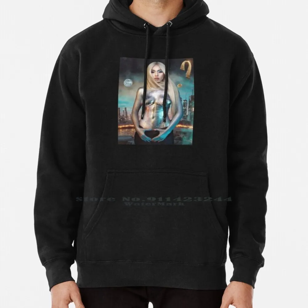 

Толстовка с капюшоном Ava Max, свитер 6xl, хлопок, Аманда, ава, Дива, певец, сладкий, но психопоп, рай, ад, медленные танцы, ава Макс, рай, женщины