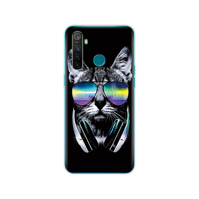 Realme 5 Case RMX1927 Silicon Soft Phone Cover For OPPO Realme 5 Pro RMX1971 Realme5 5Pro TPU Back Coque Capa Funda