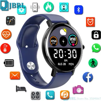 

Round Smart Band Men Women Smart Bracelet Fitness Tracker For Android IOS Smartband New Full Touch Wristband Smart Wrist Band