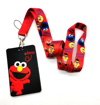 

5 pcs cartoon Neck Strap Card Bus ID Holders Identity Badge Lanyard