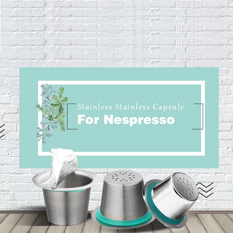 24 шт. многоразовые капсулы Nesspreso из нержавеющей стали|Кофейные наборы| |