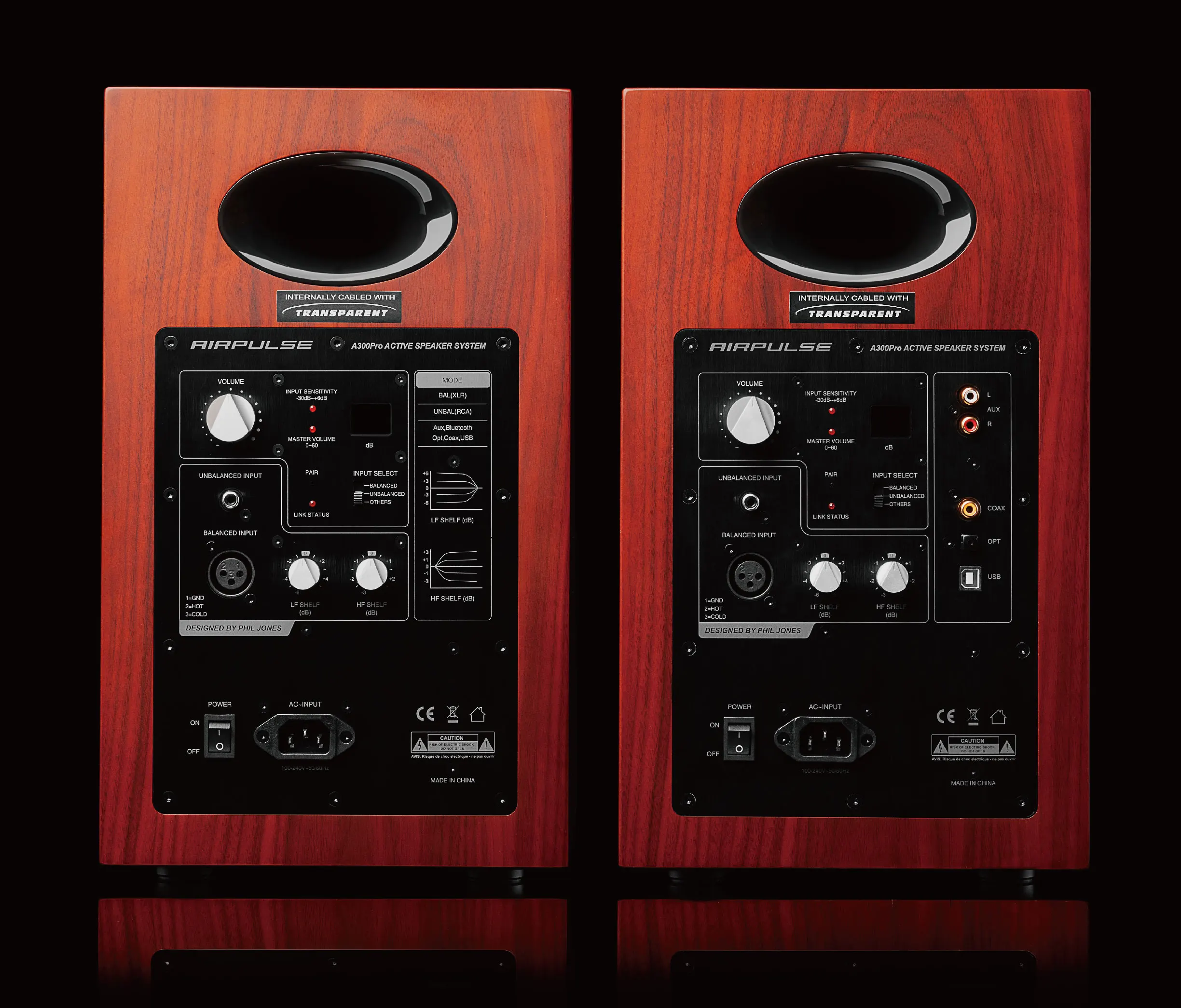 Airpulse A300 A300PRO Bluetooth Speaker Active Bookshelf Speaker Subwoofer output Bluetooth APT-X 5.0 With Remote Control 6