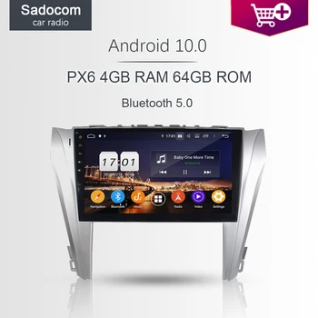 

DSP PX6 10.1" 2 din Android 10.0 4GB RAM 8 Core 64GB ROM Car DVD Player Wifi BT 5.0 car autoradio GPS For Toyota CAMRY 2014 2015